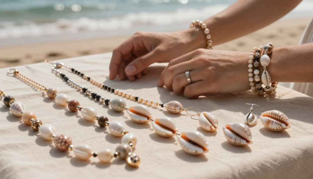 cowrie shell jewellery