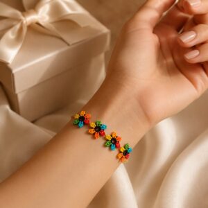 Rangmala Bloom Seed Bead Bracelet